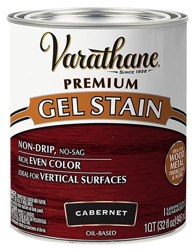 Varathane 358300 Premium Stain, Cabernet, Gel, Paste, 1 qt