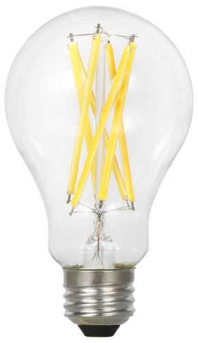Sylvania 49828 Natural LED Bulb, General Purpose, A21 Lamp, 100 W Equivalent, E26 Lamp Base, Dimmable, Clear