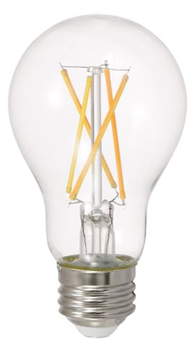 Sylvania 40803 Natural LED Bulb, General Purpose, A19 Lamp, 75 W Equivalent, E26 Lamp Base, Dimmable, Clear