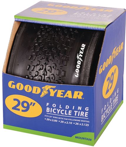 Kent 91065 Mountain Bike Tire, Folding, Black, For: 29 x 2 to 2-1/8 in Rim, Pack of 2