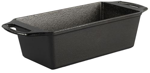 Lodge BW8LP Loaf Pan, 12 in L, 4.69 in W, 2.88 in H, Cast Iron