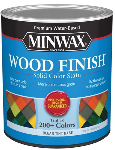 Minwax 117310000 Wood Stain, Solid Stain, Clear Tint, Liquid, 32 fl-oz, Pack of 4