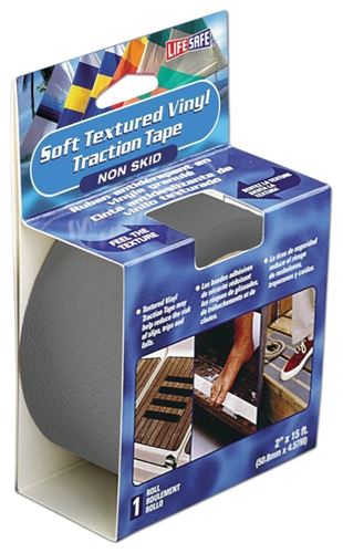 Incom RE3954 Tape, 15 ft L, 2 in W, Gray