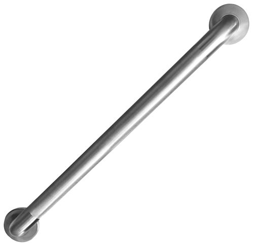Boston Harbor SG01-01&0424 Grab Bar, 24 in L Bar, Stainless Steel, Wall Mounted Mounting