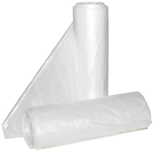 ALUF Plastics Hi-Lene Series HCR-366017C Anti-Microbial Coreless Can Liner, 50 to 55 gal, HDPE, Clear