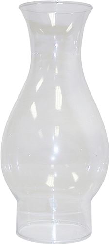 Tiki 417B Lamp Chimney, Glass, Clear, For: Classic, Ellipse Oil Lamps with 2-5/8 in Base, Pack of 6