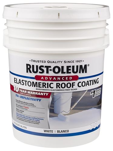 RUST-OLEUM - Rust-Oleum 750 Series 301993 Elastomeric Roof Coating ...