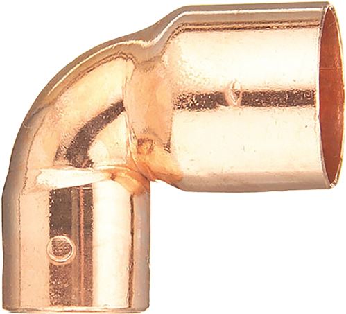 Elkhart Products 31290 Reducing Pipe Elbow, 3/4 x 1/2 in, Sweat, 90 deg Angle, Copper