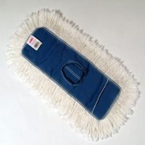 Rubbermaid Kut-A-Way FGK15300 WH00 Dust Mop Head, Cotton, White