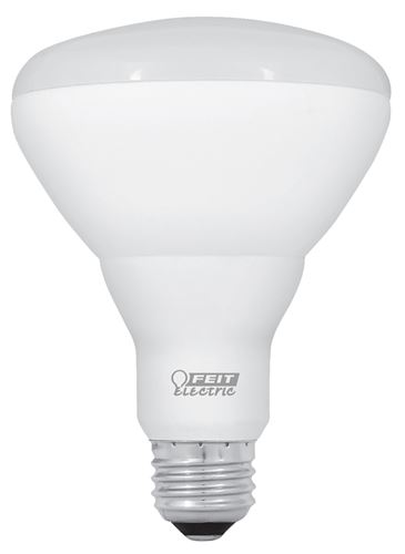 Feit Electric BR30DM/927CA LED Bulb, Flood/Spotlight, BR30 Lamp, 65 W Equivalent, E26 Lamp Base, Dimmable, White