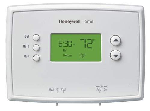 Honeywell RTH2510B1018/E1 Programmable Thermostat, +/-1 deg F Differential, Digital Display