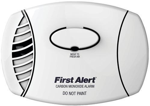 First Alert CO400B Single Gas Detector, 85 dB, Alarm: Audible/Visual, Electrochemical Sensor, White