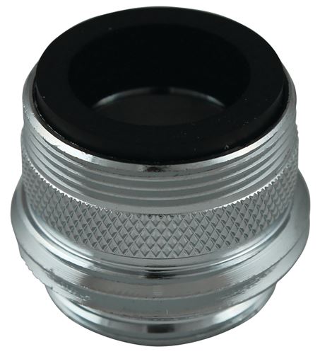 Plumb Pak PP800-32 Hose Adapter, 15/16-27 x 55/64-27 x 3/4 or 55/64 in, Hose, Chrome Plated