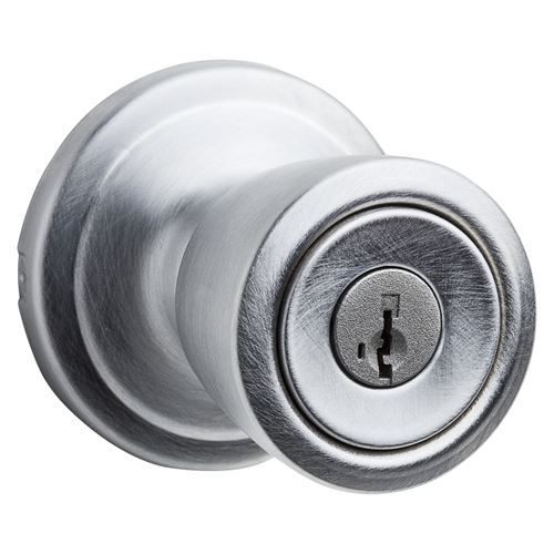 Kwikset Signature Series 740A26D6ALRCS SMT Keyed Entry Knob, Satin Chrome