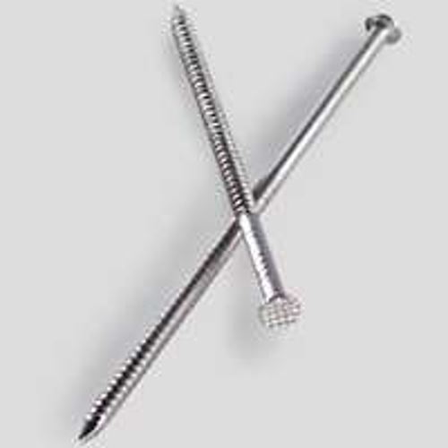 Simpson Strong-Tie S10SND5 Siding Nail, 10d, 3 in L, 304 Stainless Steel, Full Round Head, Annular Ring Shank, 5 lb
