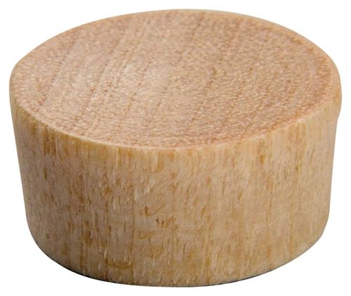 Waddell 8300.25 OAK CS Screw Hole Plug, Hardwood, Pack of 8