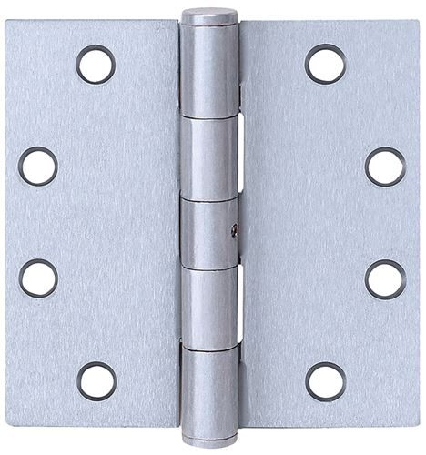 Tell Manufacturing H4545 Series HG100315 Square Corner Hinge, 4-1/2 in H Frame Leaf, 0.134 in Thick Frame Leaf, Satin