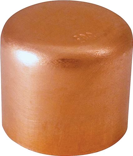 Elkhart Products 30638 Tube Cap, 2 in, Sweat, Wrot Copper