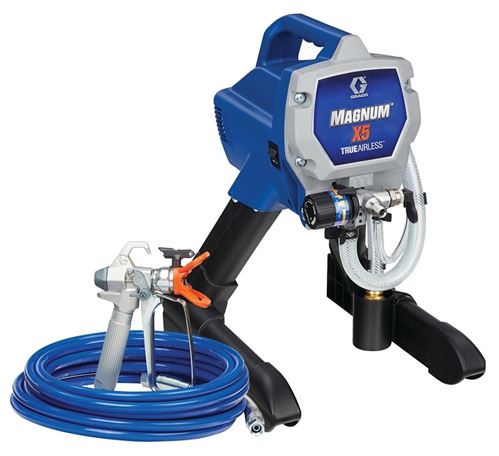 Graco 262800 Electric TrueAirless Sprayer, 0.5 hp, 75 ft L Hose, 0.009, 0.011, 0.013, 0.015 in Tip, 0.27 gpm, 3000 psi