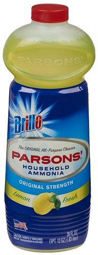 Brillo Parsons 33628 Ammonia All-Purpose Cleaner, 28 oz, Lemon