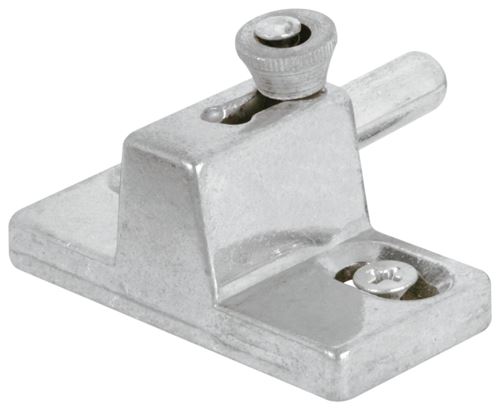 Prime-Line U 9866 Door Slide Bolt Lock, Aluminum, Aluminum, 1-3/8 to 1-3/4 in Thick Door