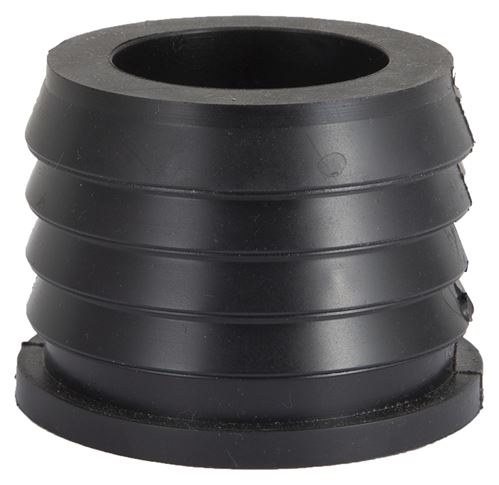 ProSource Hub Donut, 2 x 1-1/2 in, Compression, PVC, Black