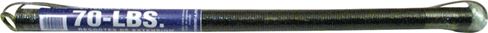 Prime-Line GD 12202 Extension Spring, 1-19/64 in OD, 25 in OAL, Carbon Steel, Galvanized, Loop End, 70 lb