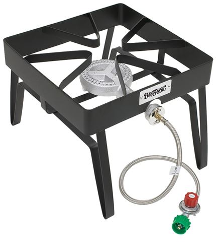 Bayou Classic SQ14 Square Burner, 1-Burner, Propane, Steel