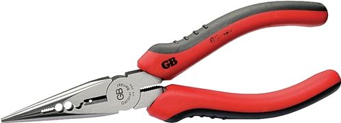 Gardner Bender GS-385 Plier, 6-3/4 in OAL, 1-1/2 in Cutting Capacity, Red Handle, Cushioned Handle, 1/4 in W Tip