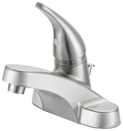 Boston Harbor TQ-F4510042NP Lavatory Faucet, 1.2 gpm, 1-Faucet Handle, 3-Faucet Hole, Metal/Plastic, Brushed Nickel