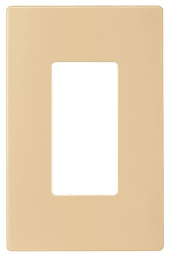 Arrow Hart PJS PJS26V Wallplate, 4-7/8 in L, 3-1/8 in W, 1 -Gang, Polycarbonate, Ivory, High-Gloss