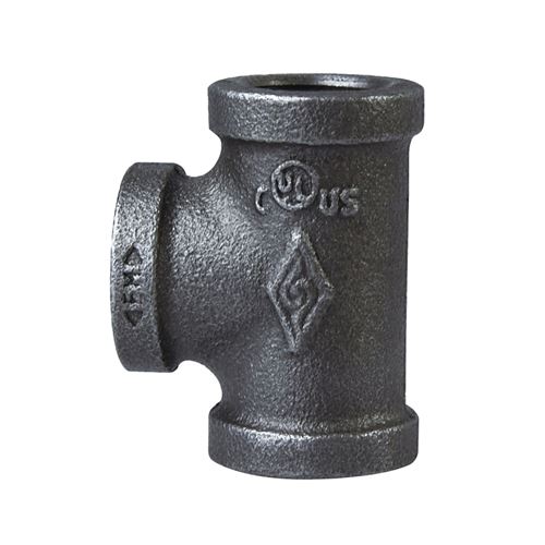 Prosource 11A-2B Pipe Tee, 2 in, Threaded, Malleable Iron, SCH 40 Schedule, 300 PSI Pressure