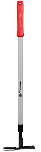 CORONA ComfortGEL GT 3244 Hoe/Cultivator Rake, 7 in L Blade, Steel Blade, Polymer Handle, 39.4 in OAL