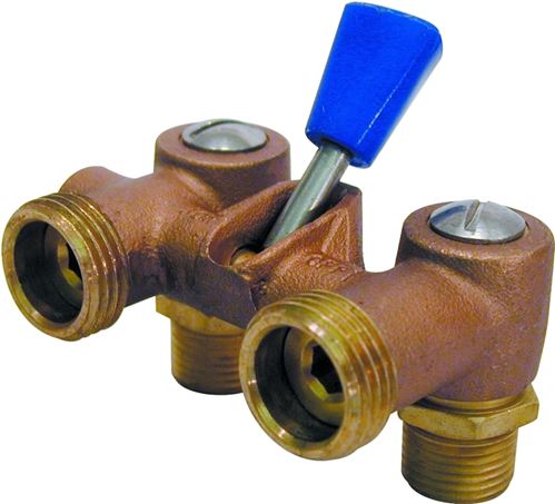 Mueller 102-207 Washing Machine Shut-Off Valve, Heavy-Duty, Brass