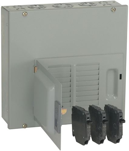 GE PowerMark Gold TLM Series TLM812SCUD1K Load Center, 125 A, 8-Space, 16-Circuit, NEMA 1 Enclosure, Surface