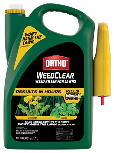 Ortho WeedClear 0204410 RTU Weed Killer, Liquid, Spray Application, 1 gal Bottle