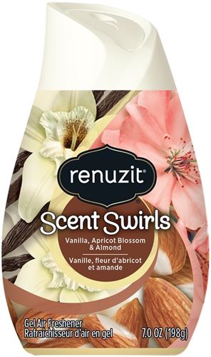 Renuzit 1718004 Air Freshener, 7 oz, Vanilla, Apricot Blossom and Almond, Pack of 12