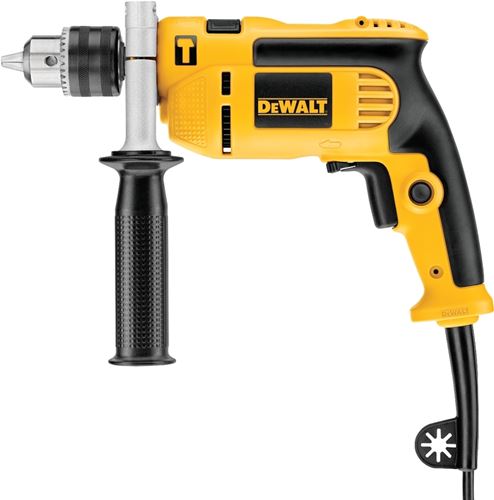 DeWALT DWE5010 Hammer Drill, 7 A, Keyed Chuck, 1/2 in Chuck, 0 to 2800 rpm Speed