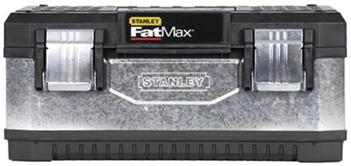 STANLEY FMST20061 Tool Box, 4.4 gal, Metal/Plastic, Black/Gray, 2-Compartment