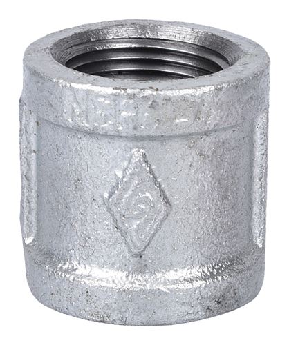 ProSource 21-3/4G Pipe Coupling, 3/4 in, Threaded, Malleable Steel, SCH 40 Schedule, 300 psi Pressure