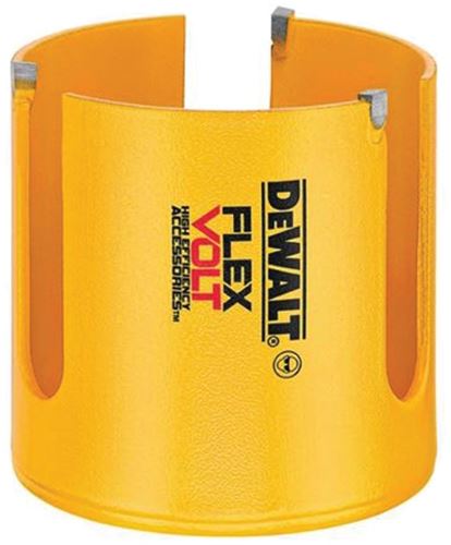 DeWALT DWAFV0458 Hole Saw, 4-5/8 in Dia, 2-1/4 in D Cutting, 3 TPI, Carbide Cutting Edge