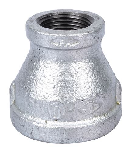 ProSource 24-11/4X3/4G Reducing Pipe Coupling, 1-1/4 x 3/4 in, Threaded, Malleable Steel, SCH 40 Schedule