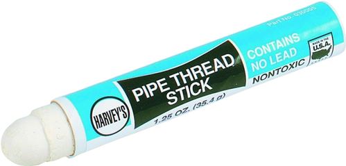 Harvey 030005-144 Pipe Thread Stick, 1.25 oz, White