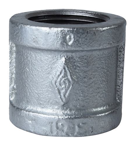 ProSource 21-1/2G Pipe Coupling, 1/2 in, Threaded, Malleable Steel, SCH 40 Schedule, 300 psi Pressure