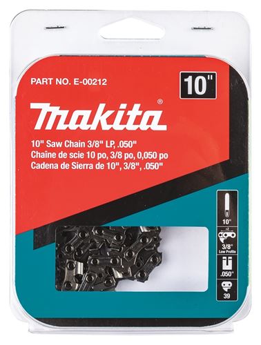 Makita E-00212 Chainsaw Chain, 91PX Chain, 0.05 in Gauge, 3/8 in TPI/Pitch, 39-Link