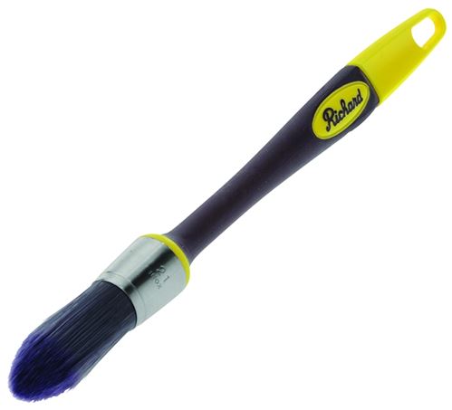 Hyde 13421 Trim Brush, Polyester Bristle, Soft-Grip Handle