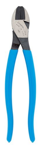 CHANNELLOCK E Series E458 Cutting Plier, 8.31 in OAL, 0.12 in Dia Plano Wire Cutting Capacity, Comfort-Grip Handle