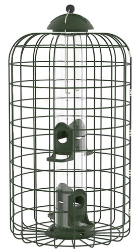 Stokes Select 38002 Wild Bird Feeder, 17-13/16 in H, 1.1 qt, Black, Hanging Mounting