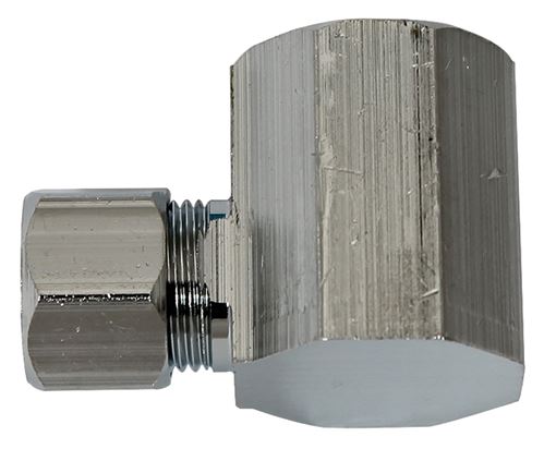 Plumb Pak PP76PCLF Adapter, 1/2 x 3/8 in, FIP x Compression, Chrome