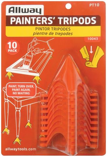 Allway Tools PT10 Painter's Tripod, Celcon Polyoxymethylene, Pack of 6